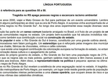 texto-de-vestibular-da-ufpr-usa-enchentes-do-rs-para-criticar-“racismo-ambiental”