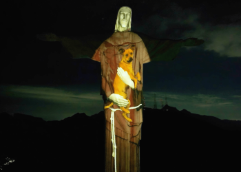 cristo-redentor-abraca-um-cao-no-dia-mundial-dos-animais-de-rua