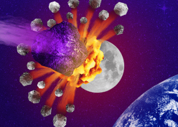 como-a-terra-seria-afetada-se-um-grande-asteroide-atingisse-a-lua?