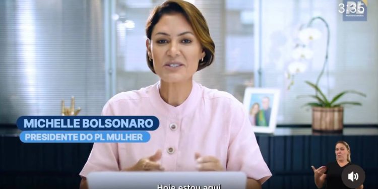 de-olho-em-2026,-pl-aposta-em-propaganda-partidaria-centrada-em-michelle