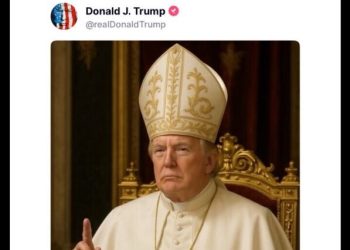 trump-vestido-de-papa?-perfil-da-casa-branca-posta-imagem-criada-com-ia-nas-redes